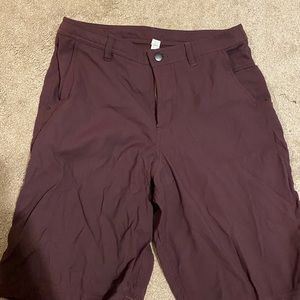 Lululemon plum color shorts